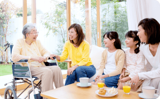 家族の介護にも役立つの画像